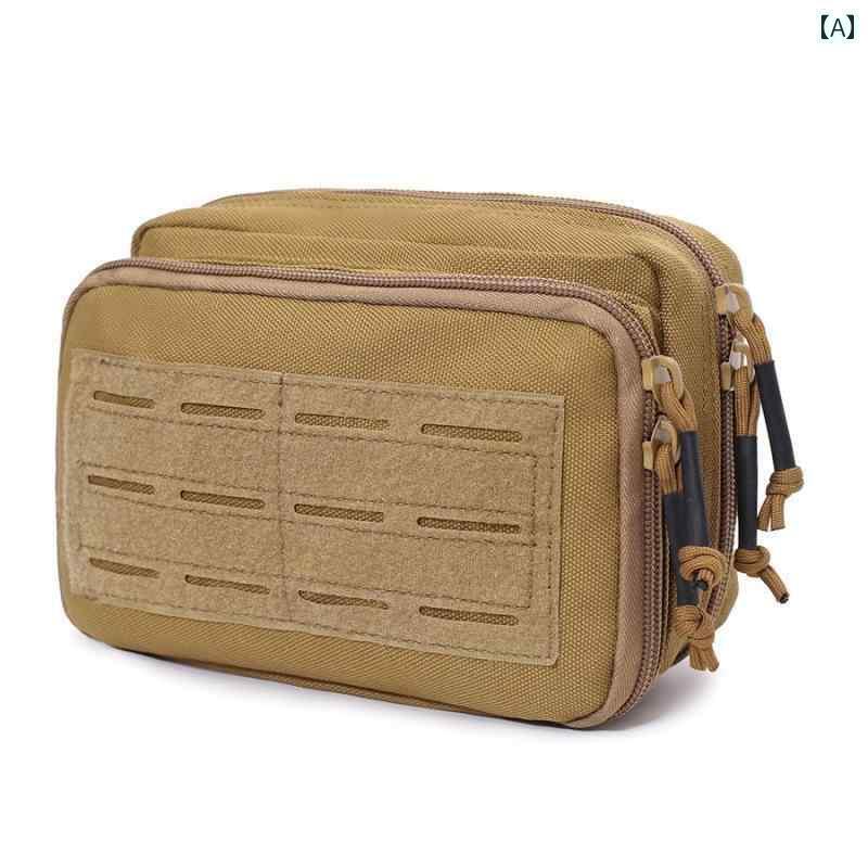 アウトドア アクセサリー バッグ アウトドア タクティカル 多機能 MOLLE 通勤 アクセサリー バッグ メ..