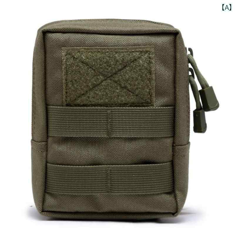 アウトドア アクセサリー バッグ Qishi 屋外 多機能 EDC 通勤 バッグ メンズ 戦術的な 小さい ウエスト..