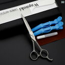 散髪用 ハサミ ダマスカス 理髪 はさみ フラット シザーズ シームレス 歯 間伐 店 ナイフ 美容師 プロ 高級 セット