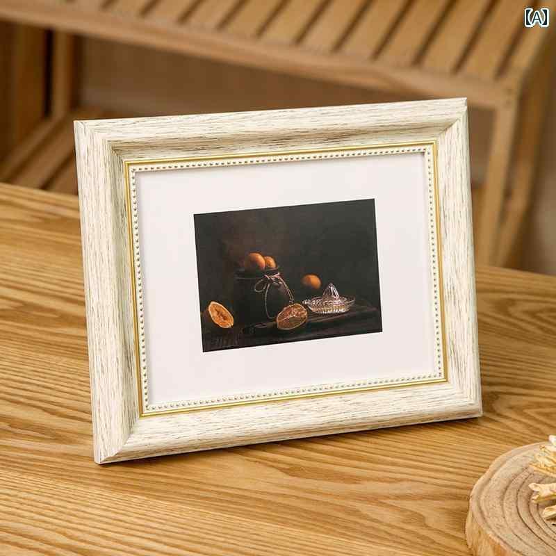 フォトフレーム インテリア 写真 レトロ 額縁 取り付け 8インチ 10インチ 12 A 4 フォトフレームの 組み合わせ 写真 壁 水平および 垂直 7インチ 6インチ フォトフレーム テーブル