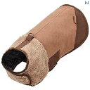 大型犬 犬服 おしゃれ 犬 服 秋冬 小型 大型 テディ ウィペット 厚手 暖かい 防風 ベスト ラムスキン コットンコート