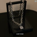 メンズ ネックレス チェーン コールド スタイル ロック キャンディ ジェムストーン メンズ スウェットシャツ ネックレス レディース ハイエンド セーター チ...