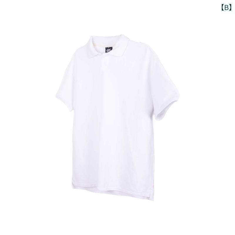 メンズ ポロシャツ シンプル GTAL ピケ コットン POLO シャツ 半袖 シンプル 無地 ライト 大人 ビジネス スリム 通勤 メンズ 春夏 Tシャツ