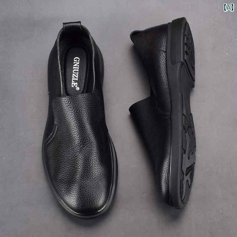 ドライビング シューズ 万能 メンズ メンズシューズ 革 夏 通気性 ソフトレザー ソフト ソール カジュアル レザーシューズ メンズ第一層 牛革 スリッポン 快適 ドライビングシューズ