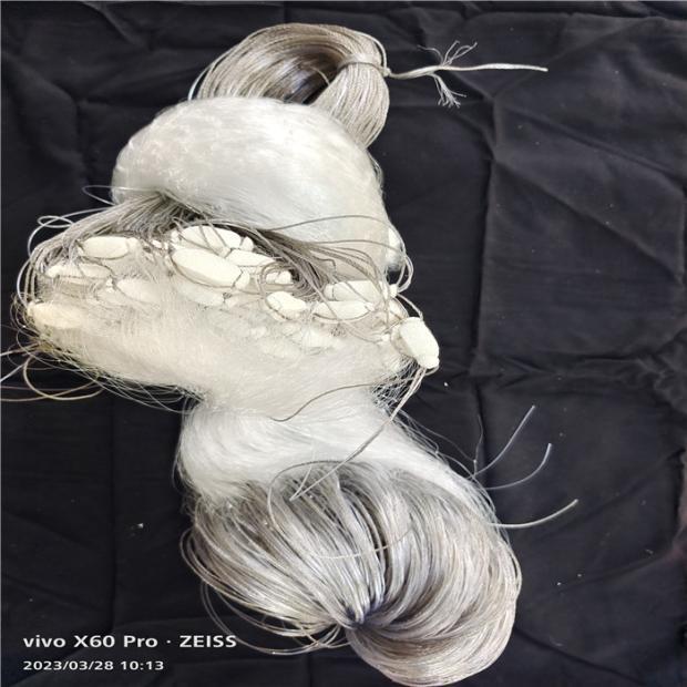 釣り メッシュ ネット やや 重めの ミール ストリップ ネット小 セット 三 層 沈下 ネット 50メートル 1 指 粘着 金網