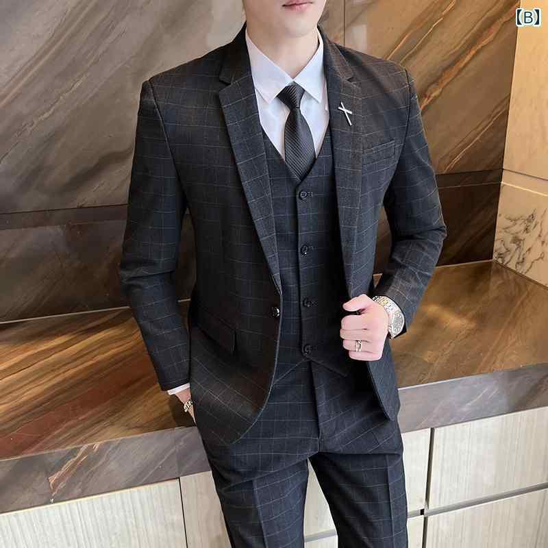 ビジネス スーツ リクルート メンズ プレイボーイの メンズスーツ 韓国 スリム 新郎 結婚式 フォーマルドレス カジュアル 英国 風 スーツ ジャケット