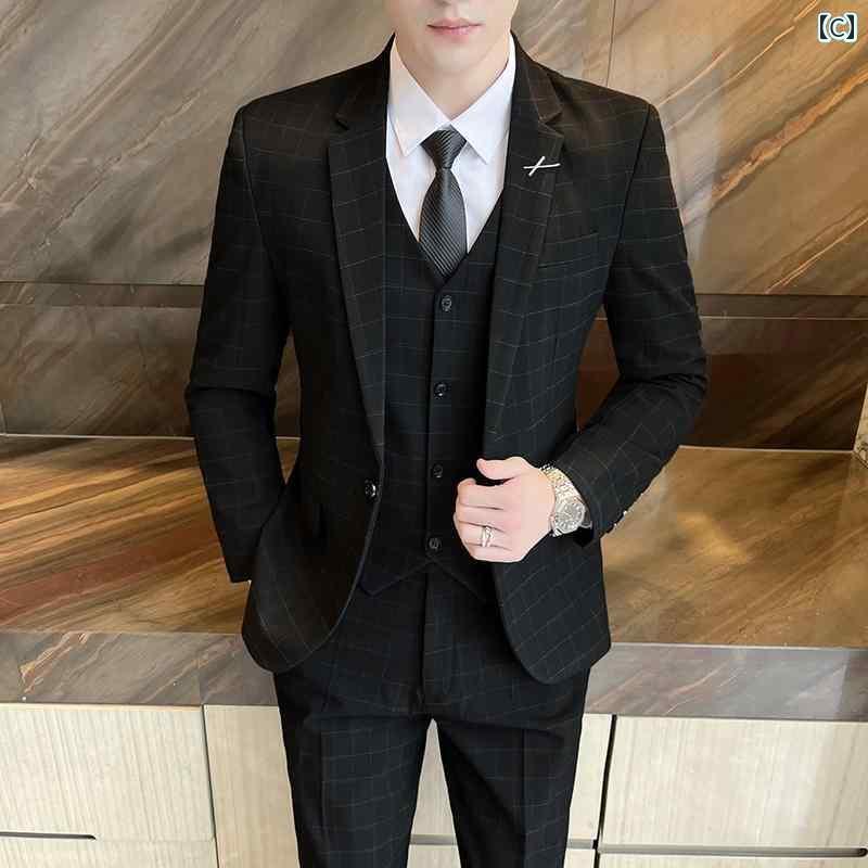 ビジネス スーツ リクルート メンズ プレイボーイの メンズスーツ 韓国 スリム 新郎 結婚式 フォーマルドレス カジュアル 英国 風 スーツ ジャケット
