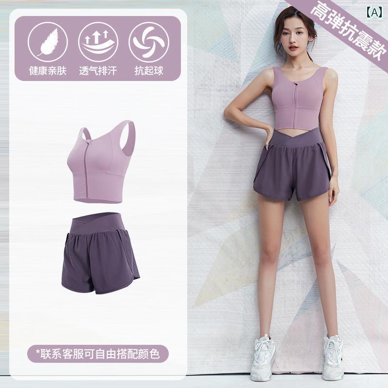 ランニング ウェア スポーティー ヨガ スーツ レディース 夏用 プロ 仕様 速乾 ベスト フィットネスウェア ネット 朝 ランニング ジム 通気性 スポーツウェア