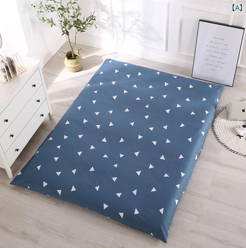 マットレス カバー インテリア コットン ダブル ジッパー マットレス カバー 保護 フロア マット ダストカバー フル パッケージ 分解 キルトカバー 綿