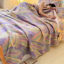 おしゃれな ブランケット 毛布 夏用 三 層 ガーゼ タオル シーツ ダブル ブランケット 厚手 ソファ用お 昼寝用 寝具 エアコン用