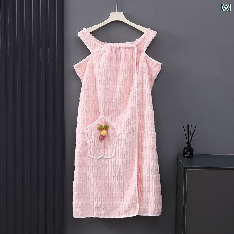 バス タオル ボディ レディース かわいい バス タオル 全身を 包む ことが できる 綿 吸収性 大人 スカ..