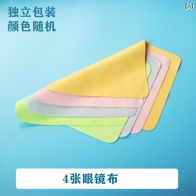 メガネ拭き おそうじ 高級 メガネ クロス 鹿 毛 ベルベット 綿 プロ 仕様の レンズ 拭き 目 スマートフ..