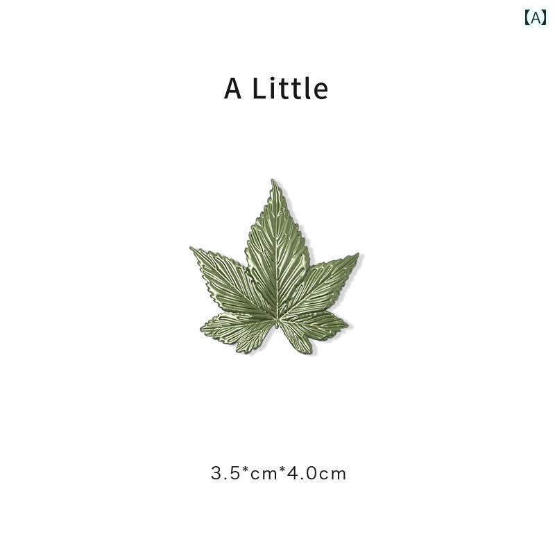 ブローチ ワンポイント コサージュ 少し 小さい さわやか 葉の ブローチ 高級 メンズ レディースの コサージュ レトロ ピン スーツ コート 装飾