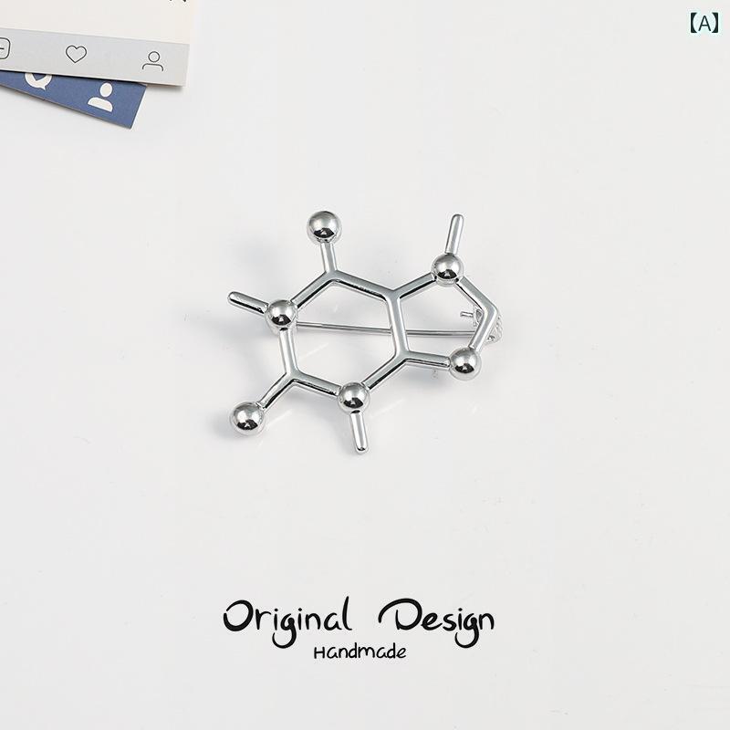 コサージュ メンズ アクセサリー 心電図 ブローチ 化学 分子 バッジ 医学 生 ギフト 服 バッグ ピン 装飾 ペンダント メンズ レディース