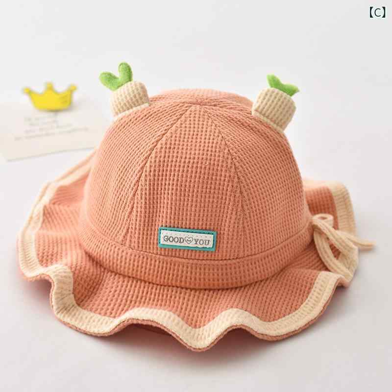 キッズ ベビー サンハット かわいい ベビー 帽子 春秋 フィッシャーマン ハット 子...