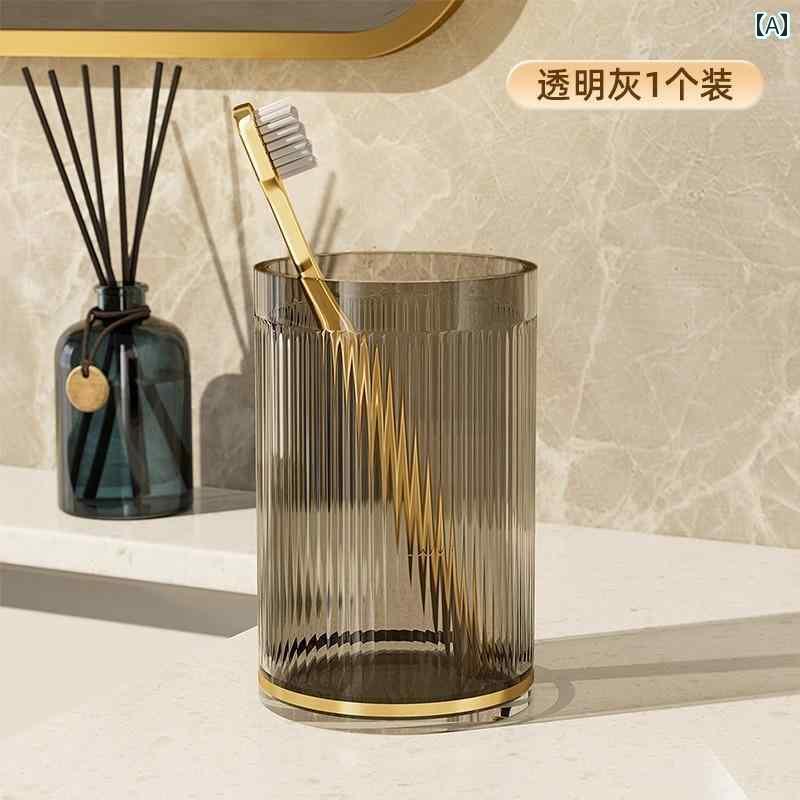 おしゃれな 歯磨きコップ 洗面台 マウスウォッシュ カップ 歯 ブラシ 軽量 高級高 価値 2025 新居 カップル 洗う 学生 寮