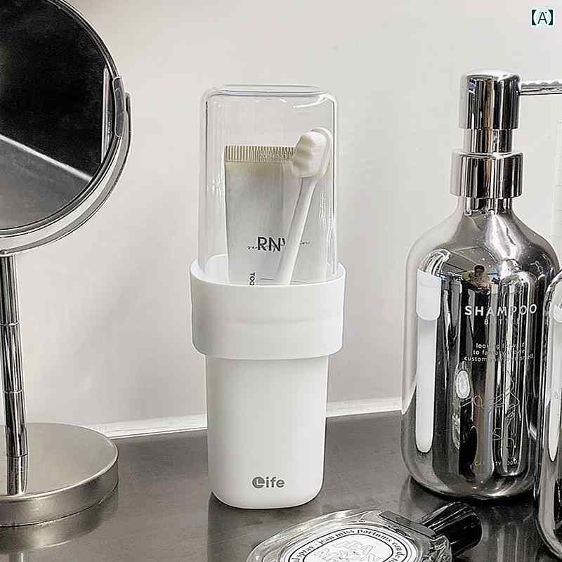 おしゃれな 歯磨きコップ 洗面台 シンプル 旅行用 マウスウォッシュ カップ カップル用 歯 ブラシ セット 携帯用 洗浄 マグカップ 歯磨き 粉 ボックス
