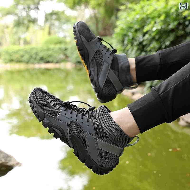 ロッククライミング シューズ 男性用 プロ リバート レーシングシューズ アウトドア マウンテン レイン..