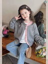 女の子用 カーディガン キッズ ニット 子供用 スタイリッシュな カーディガン ガールズ ニット セーター トップス ビッグ キッズ ガール コート 2024 ...
