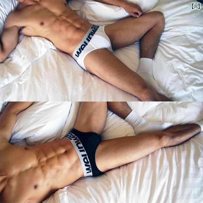 フィット感抜群の メンズ ブリーフ 2枚 組 WeUp メンズ ブリーフ コットン ローウエスト セクシー ホー..