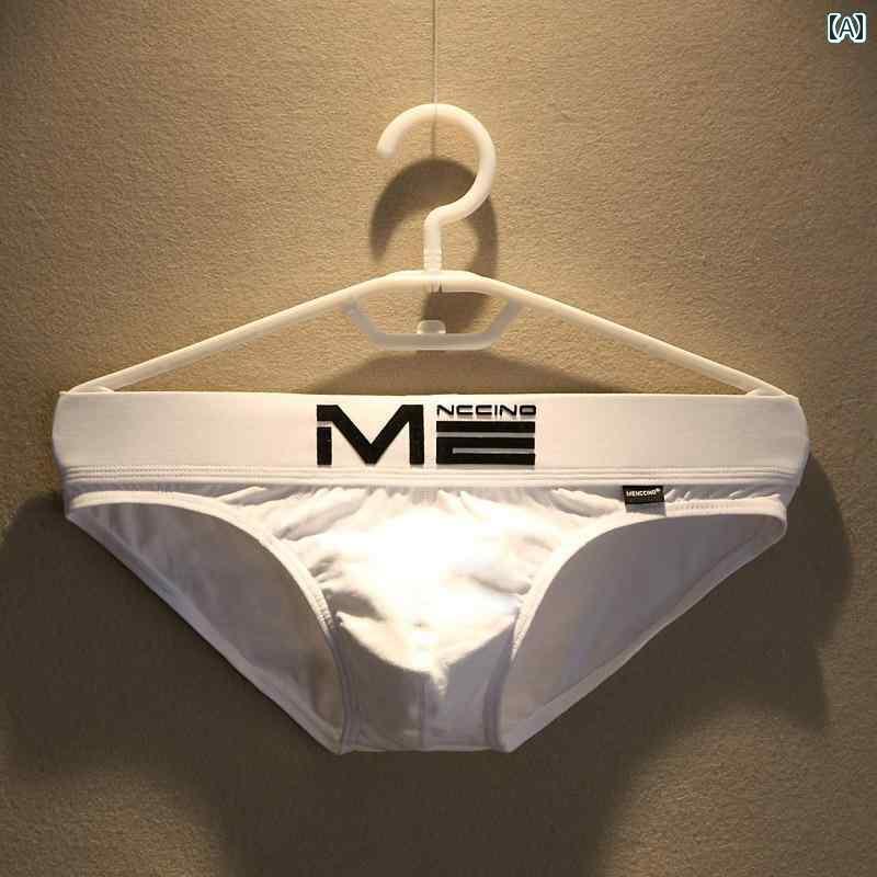 ジャストフィット メンズ 下着 パンツ 3 組の メンズ 下着 ブリーフ 夏 綿 個性 セクシー U 凸 通気性