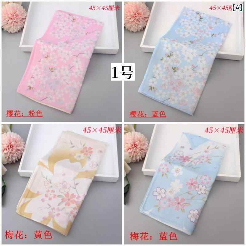 レディース ハンカチ 女性用 綿 ハンカチ 薄手 コットンプリント レディース 柔らかい 吸汗性 大きいサイズ 小さい 四角い タオル