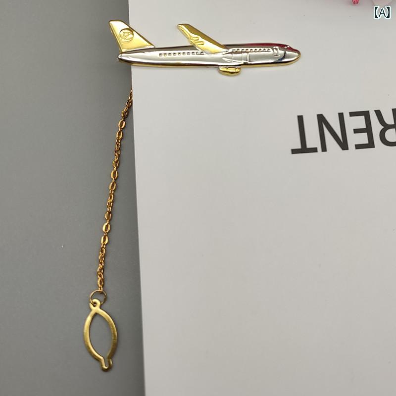 ネクタイピン メンズ ビジネス 中国 国際 航空 海 航 深 圳 航空の 金色の 飛行機用 ネクタイ ピン ギ..