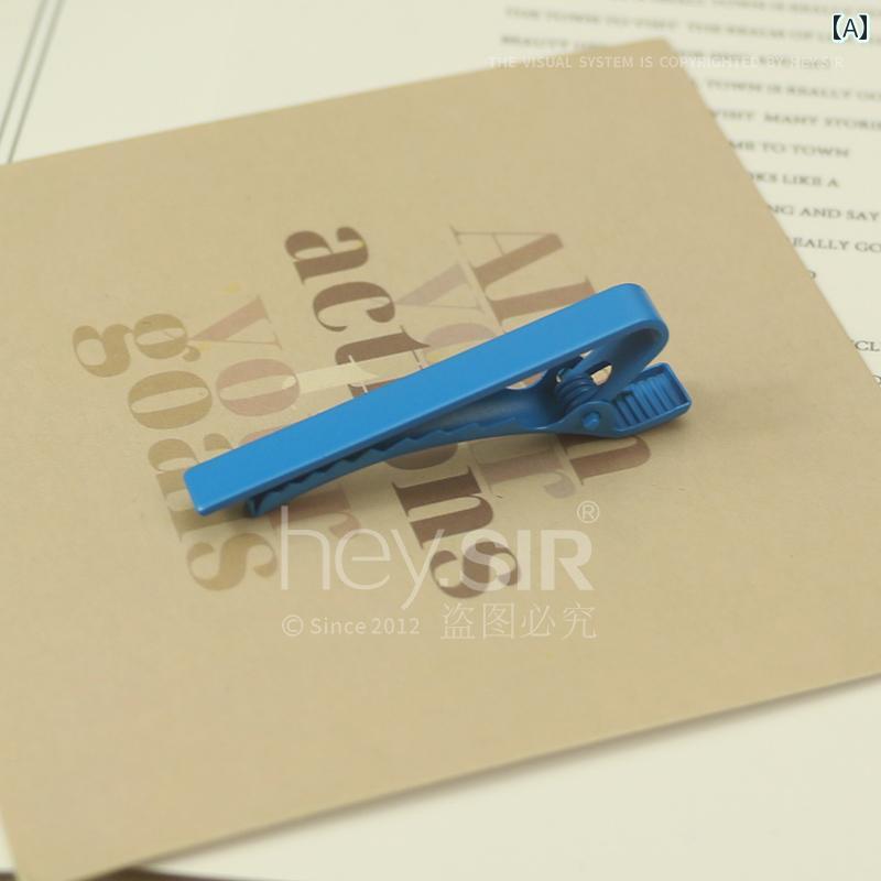 ネクタイピン メンズ ビジネス マカロン カラー メンズ おしゃれ シンプル 個性 万能 ネクタイ ピン 韓国 ビジネス カジュアル バックル