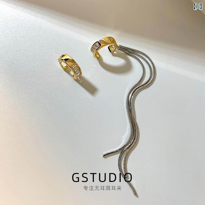 クリップ イヤリング ピアス レディース クリップ イヤリング ピアス レディース 高級 ロング タッセル..