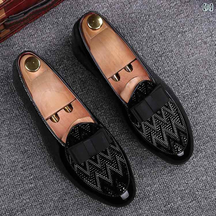 メンズローファー シューズ 春 韓国 メンズカジュアル シューズ スリッポン 英国 レザーシューズ向け 浅口 ローファー