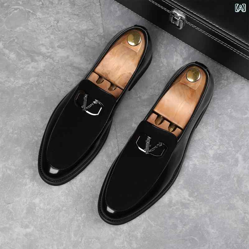 メンズローファー シューズ 2025年 メンズ スリッポン カジュアル ローファー 英国 ビジネス フォーマル レザーシューズ 身長 アップ