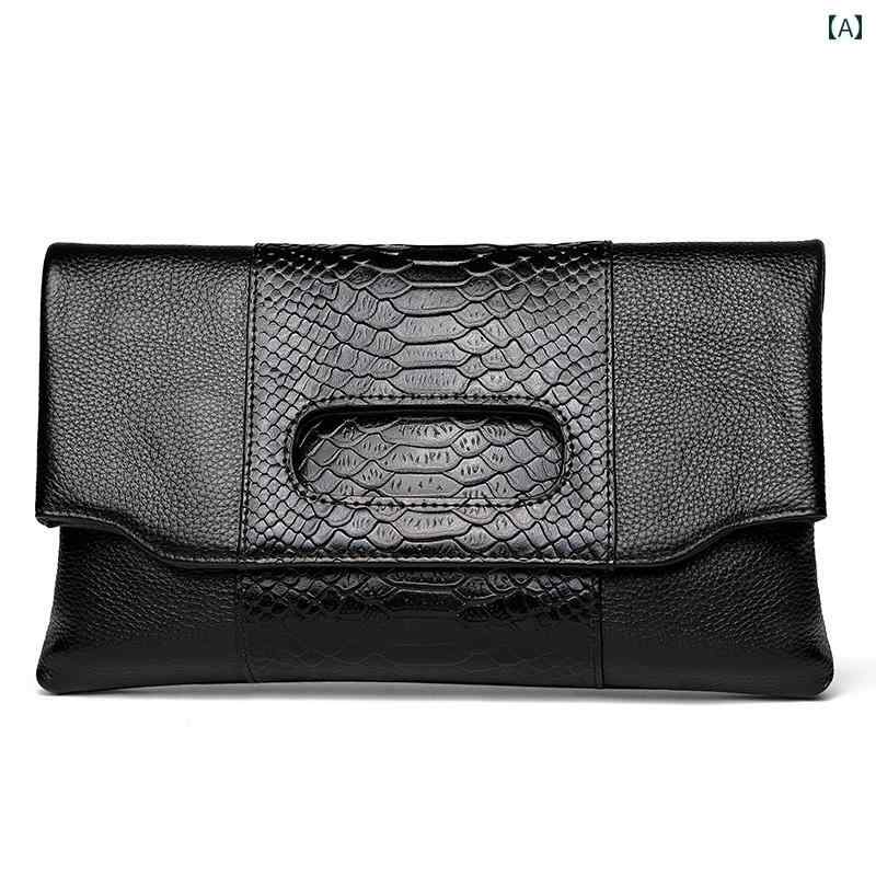 クラッチバッグ レディース 女性用 革 クラッチバッグ 2025年 折りたたみ ハンドバッグ ショルダー メ..