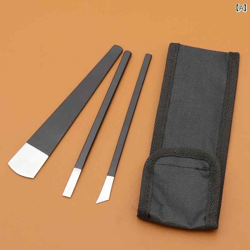 革 製品 DIY レザー 革 薄化 ナイフ ハンドカット レザー 一 体型 3点 セット DIY エッジ スクレーパー..