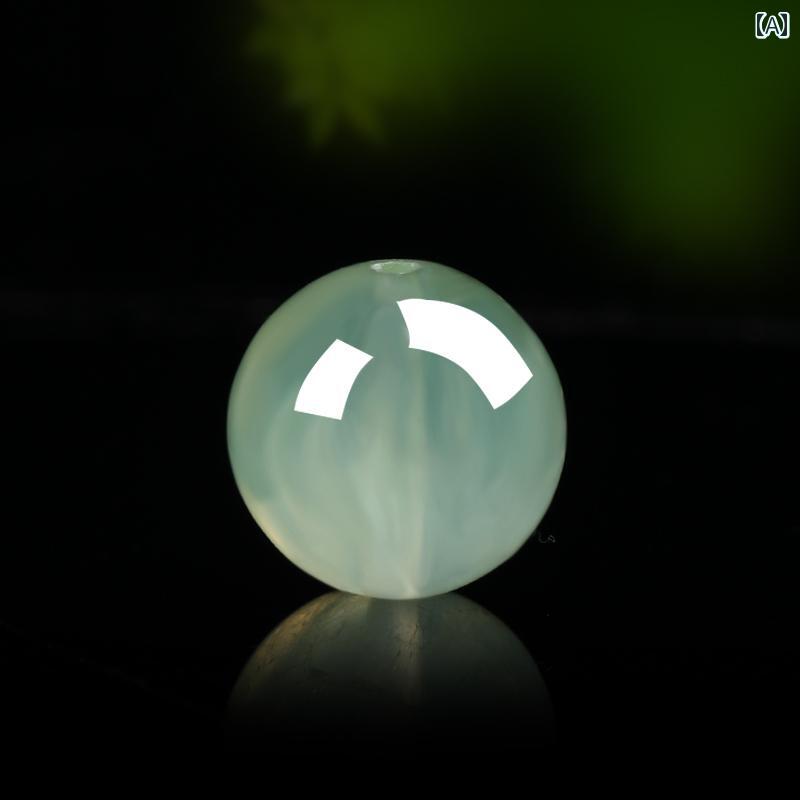 ビーズ DIY アクセサリー ビーズ DIY アクセサリー 7 A アイス グレープストーン 散りばめ ビーズ ラウンド ビーズブレスレット 男女兼用 ハンドストリング グリーン クリスタル DIY アクセサリー