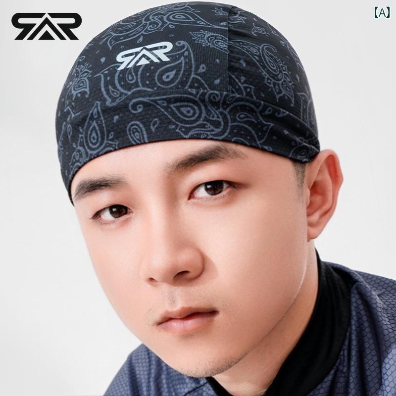 防寒帽子 メンズ メンズ バイク 夏用 ライディング キャップ ヘルメット 裏地 ライナー サイクリング ..