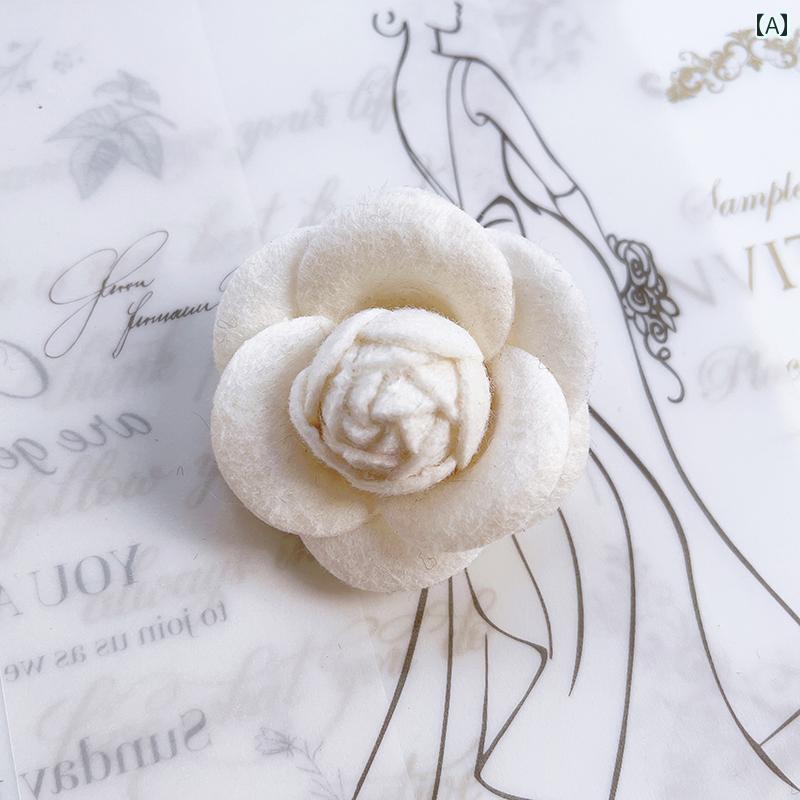 ブローチ コサージュ アクセサリー カメ リア セーター ブローチ 高級 レディース 小さい シャネル 風 スーツ コート アクセサリー