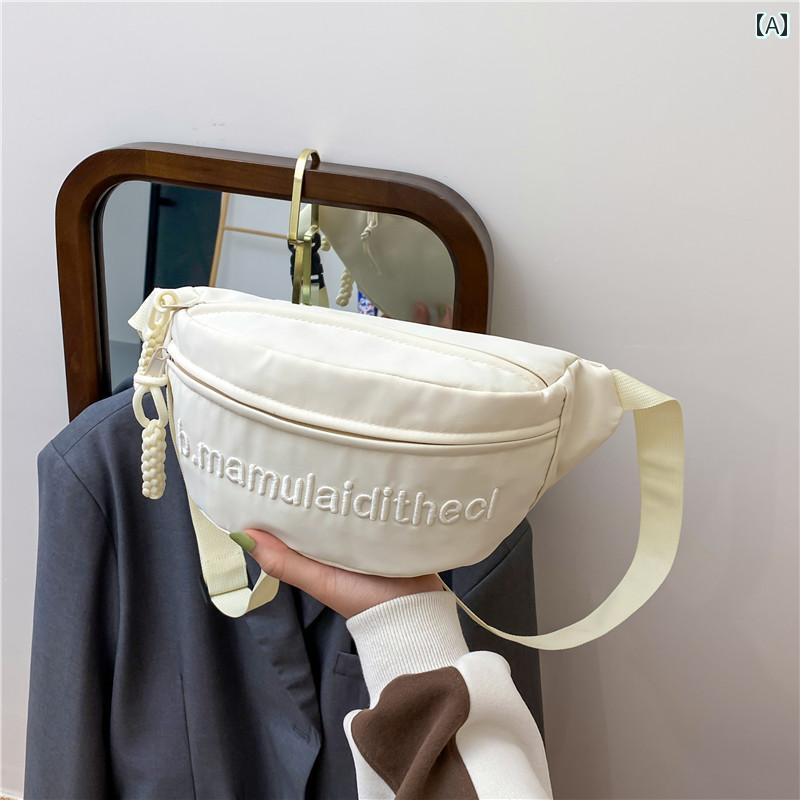 ウエストバッグ レディース ファッション クロス ボディ チェスト バッグ レディース 2025 ダンプ リング 多機能 スポーツ レジャー ワンショルダー スマートフォン 軽量 ウエスト