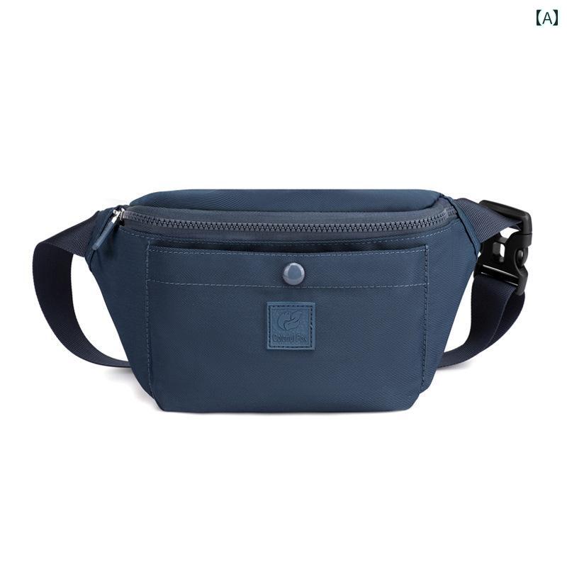 ウエストバッグ レディース ファッション 韓国 ファッション レディース イン 無地 チェスト バッグ カジュアル シンプル 大型 ウエスト 防水な スマートフォン