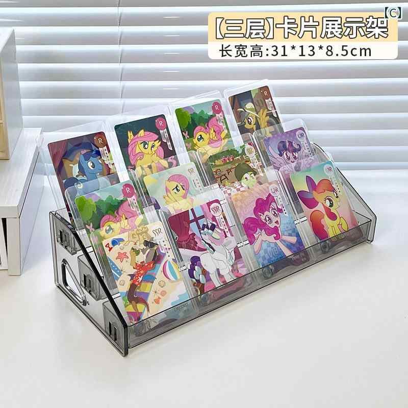 カードディスプレイ カード ディスプレイ スタンド アクリル ラダー 小型 Baji Hui...