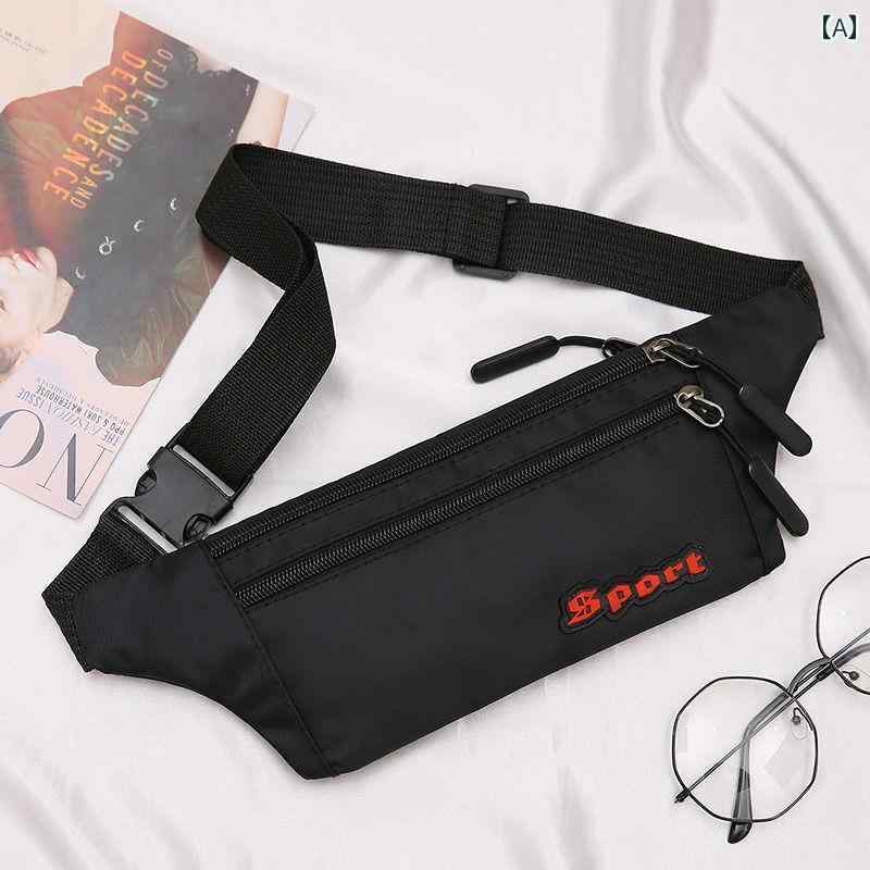 ウエストバッグ レディース ファッション 薄型 クロス ボディ ウエスト バッグ スマートフォン メンズベルト レディース 建設 現場 作業 スポーツ メンズ ランニング ぴったり フィット
