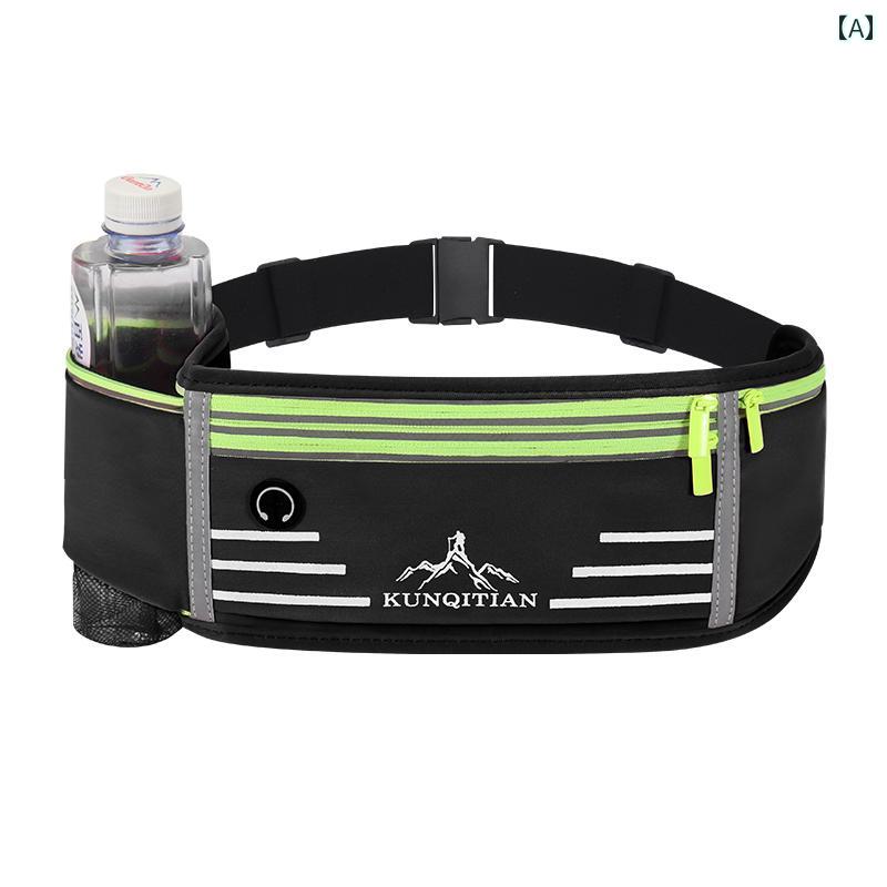 ウエストバッグ レディース ファッション スポーツ ウエスト バッグ ランニング スマートフォン アウトドア メンズ レディース 防水 薄型 ベルト フィットネス サイクリング