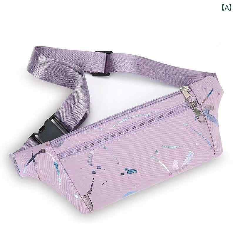 ウエストバッグ レディース ファッション 薄型 スマートフォン バッグ ぴったり フィットの スポーツ ウエスト アウトドア レジャー ワーク ベルト オックスフォード 布 レディースバッグ
