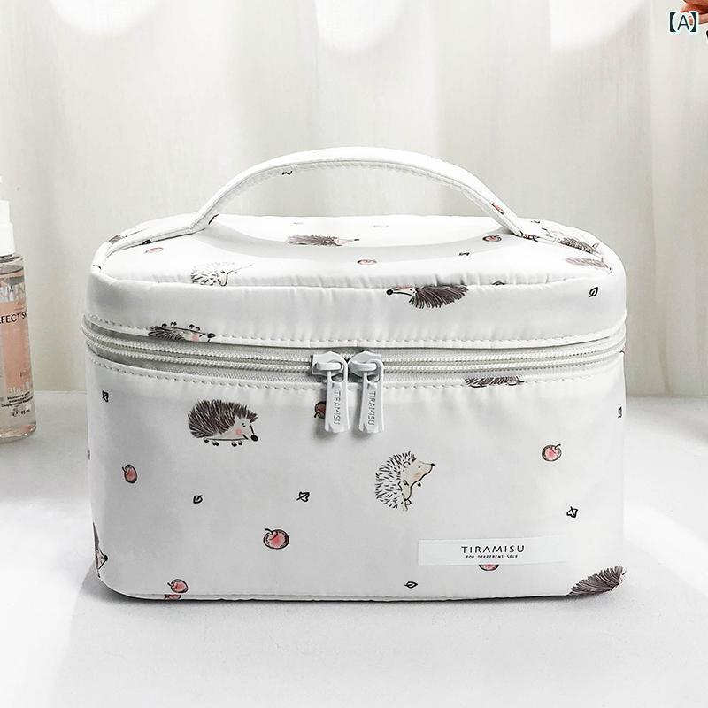 コスメバッグ 化粧品 バッグ 化粧 品 バッグ レディース ポータブル 旅行 高度な シンプル オーガナイザー バッグ大容量 トイレタリー 収納袋