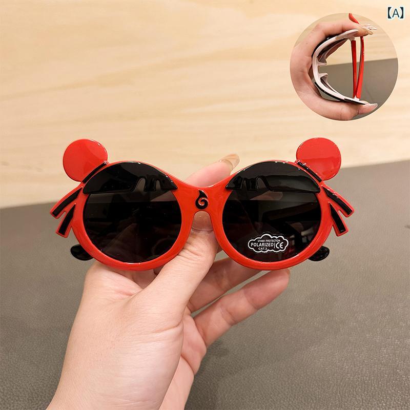 子供用サングラス かわいい 子供用サングラス かわいい 子供用 サングラス Nezha 凹面 形状 ベビー 偏光 サンバイザー 男の子 女の子 おもちゃ 日焼け防止 メガネ