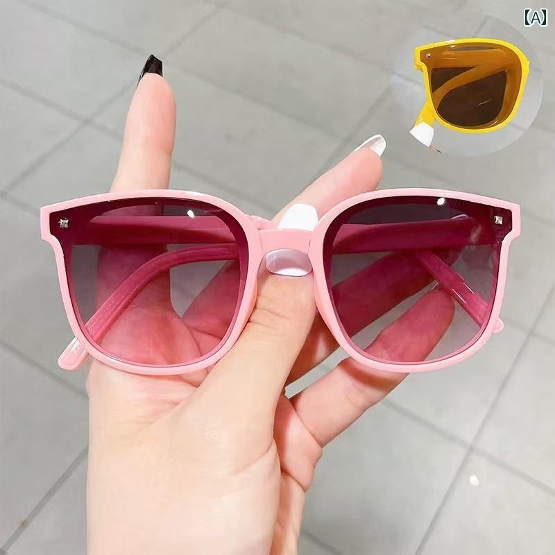 子供用サングラス かわいい 子供用サングラス かわいい 子供用 折りたたみ サングラス 女の子用 男の子用 紫外線 カット メガネ ベビー ファッション 写真用