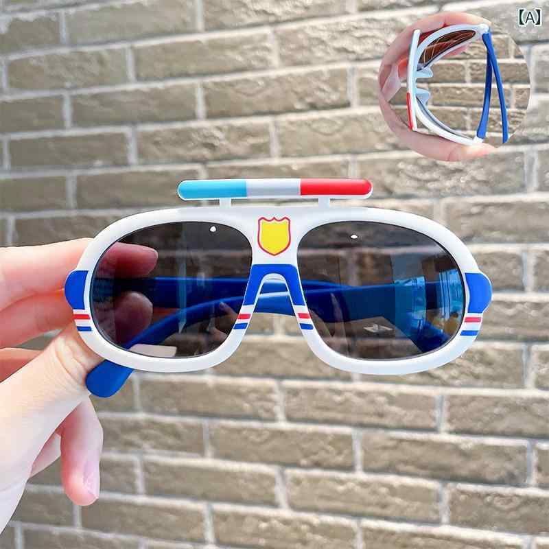 子供用サングラス かわいい 子供用 サングラス 赤ちゃん 車 偏光 サングラス 男の子と 女の子 抗 UV サンシェード シリコン メガネ