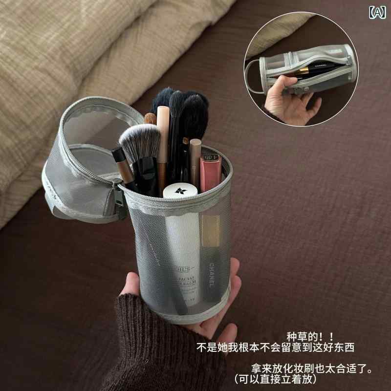 メイクブラシセット メイク ブラシ 収納 バッグ 化粧 品 携帯用 アイブロウペンシル ボックス 旅行用 アイブロウ ファンデーション 上級