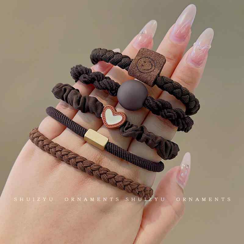 ヘアゴムバンド ヘアバン ゴム バンド レディース ヘッド 高級 ガールズ 2025 ヘア リング ドレス ポニ..