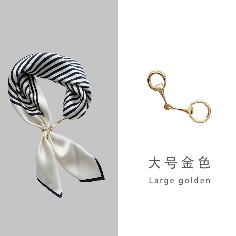 シルク スカーフ 力 城の 高級 シンプル シルクスカーフ バックル スカーフ バックルは 江 淑 英と 同..