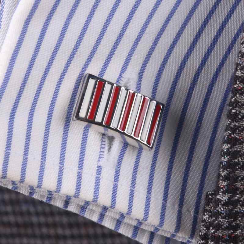 Men'S Accessories - メンズカフスボタン カフス 金 メッキ 銅 メタル ユリの 形の フレンチ シャツ ボタン AA